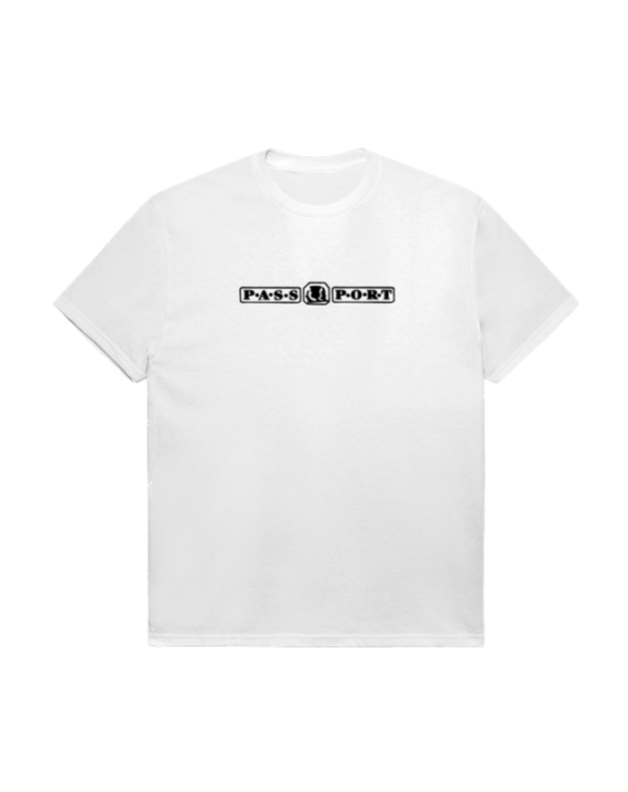 T-Shirt à manche courte en coton couleur blanc avec imprimé graphique à l'avant et à l'arrière