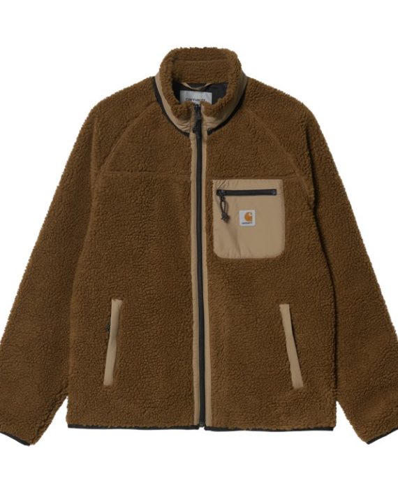 veste d'hiver en velours de polyester couleur marron avec fermeture zippé