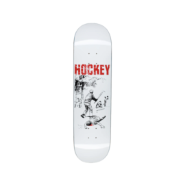 Planche de skate de la marque hockey skateboards avec un imprimé graphique